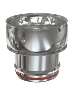 Adaptador Inox PS-DP D-P 304 - Ø 80/150mm