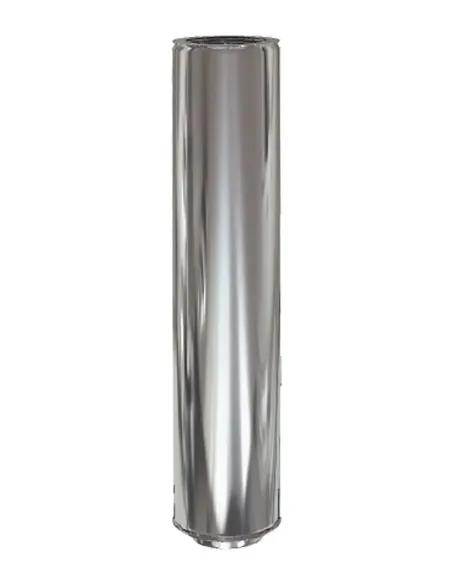Tubo Inox D-P 316L-304 25 cm - Ø 80/125mm