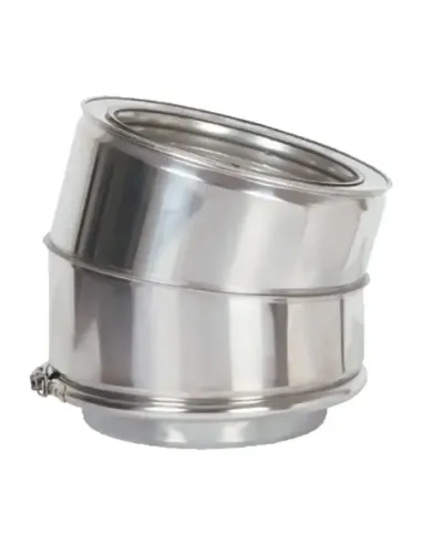 Codo Inox D-P 316L-304 15º - Ø 200/500mm