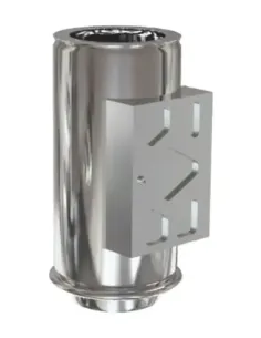 Tramo Ventana Inox D-P 316L-304 - Ø 80/150mm