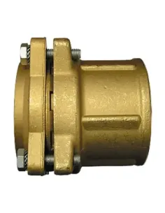Enlace Pe Latón Embridada Rosca Hembra - 110mm x 4"