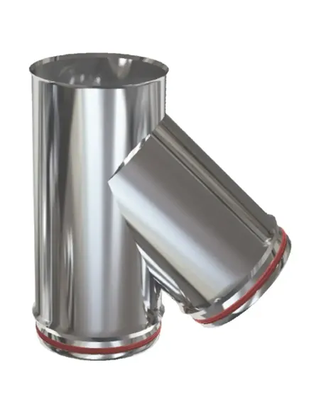 Te Inox 45º S-P 316L - Ø 140mm Te Inox 45º S-P 316L - Ø 140mm