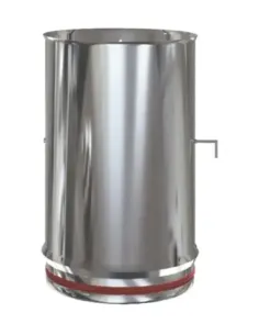 Tramo Inox Regulador de Tiro S-P 316l - Ø 130mm