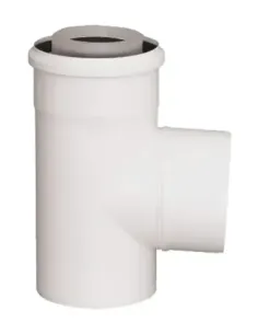 Coaxial Polipropileno Te M-H-M - Ø 60/100mm