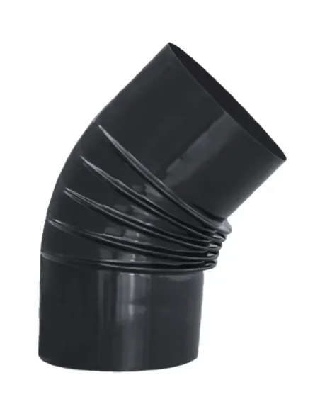 Vitrificada Negra Codo 72º - Ø 100mm Vitrificada Negra Codo 72º - Ø 100mm