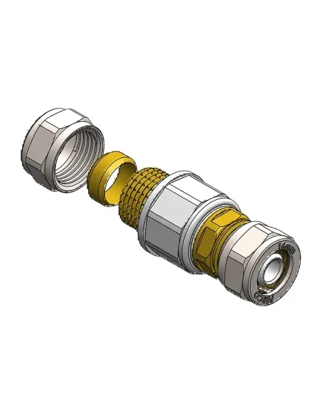 Manguito Compresión Fer Multicapa Cobre - 20 x 15mm