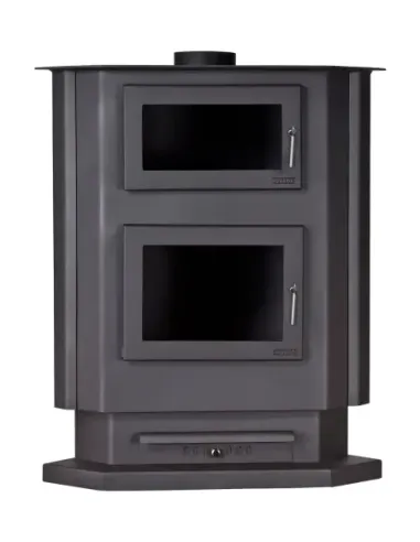 Estufa Leña Rincón con Horno Metlor S 990 C 57 cm 11,5 kW