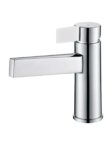 Elba Monomando Lavabo Cromo/Blanco