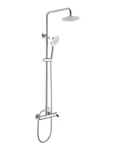 Elba Conjunto Ducha Monomando Cromo/Negro
