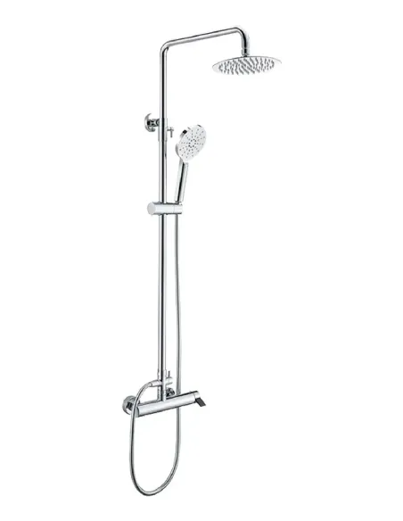 Elba Conjunto Ducha Monomando Cromo/Negro