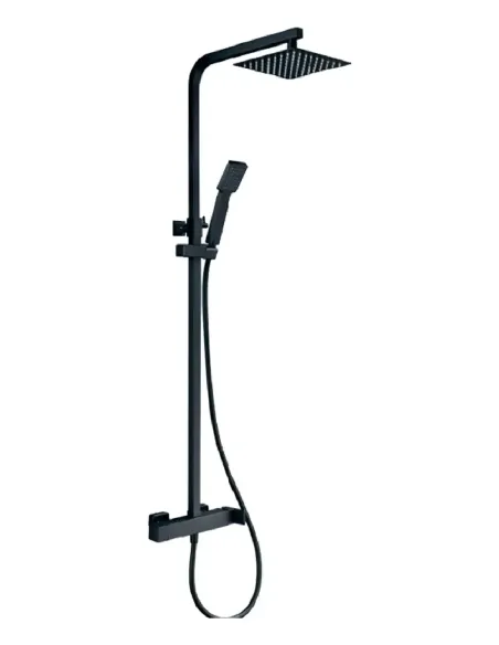 Fiyi Conjunto de Ducha Negro Mate