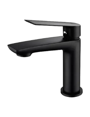 Luxor Monomando Lavabo Negro Mate