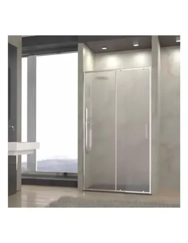 Uno Mampara Frontal Cristal New Glass, 1 Fijo + 1 Puerta - 140cm