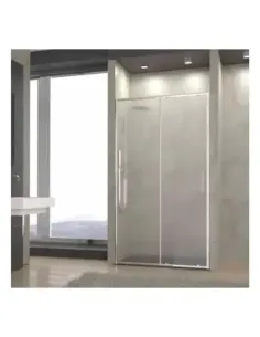 Uno Mampara Frontal Cristal New Glass, 1 Fijo + 1 Puerta - 160cm