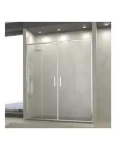 Uno Mampara Frontal Cristal New Glass, 2 Fijos + 2 Puertas - 170cm