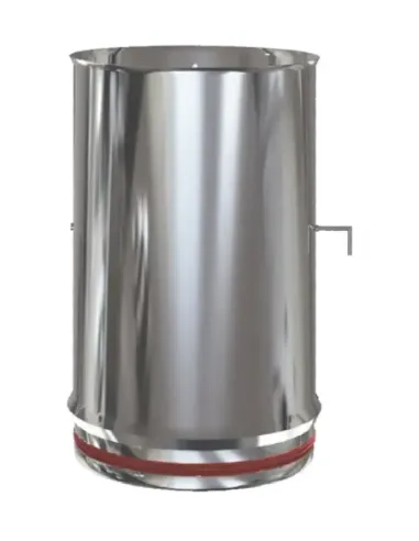 Inox Tramo Regulador de Tiro S-P 316l - Ø 130