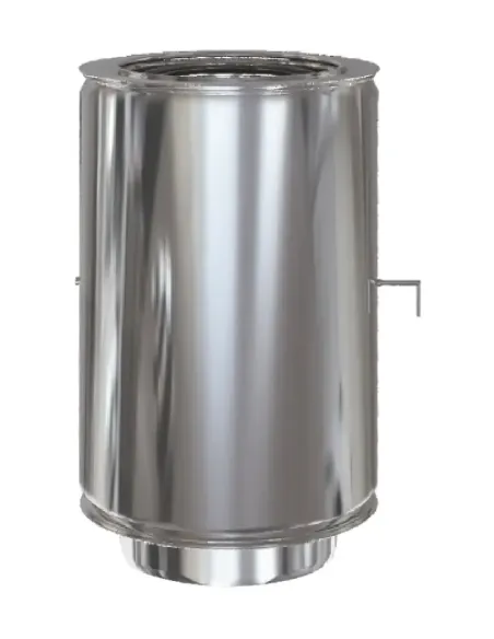 Inox Tramo Regulador de Tiro D-P 316l-304 - Ø 80/150 Inox Tramo Regulador de Tiro D-P 316l-304 - Ø 80/150