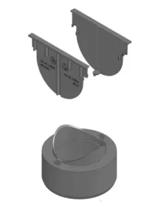 Juegos de Tapas y Adaptador Canaleta en PP