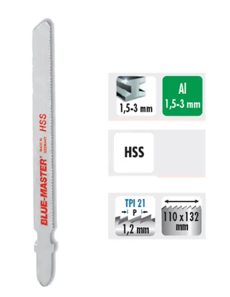 5 Hojas Sierra Calar Madera T/Bosch 4-30 mm Ref. 5501