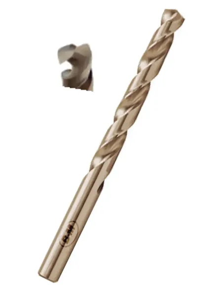 BC5 Ø 2.50 57 x 30 Broca Metálica Dorada Expósito HSS-Co