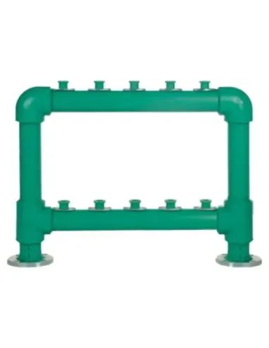 PPR y Accesorios - Batería PPR 2 Filas 28 Contadores 2 1/2" Doble Alim