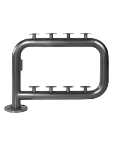 PPR y Accesorios - Batería Acero Inox 2 Filas 18 Contadores 2 1/2" Ban