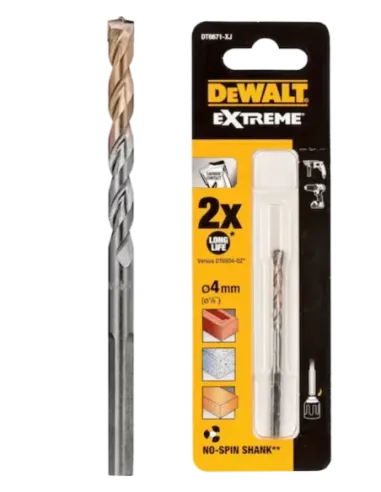 Herramientas varias - Broca Manpostería 4 x 75 mm - DEWALT - broca mam