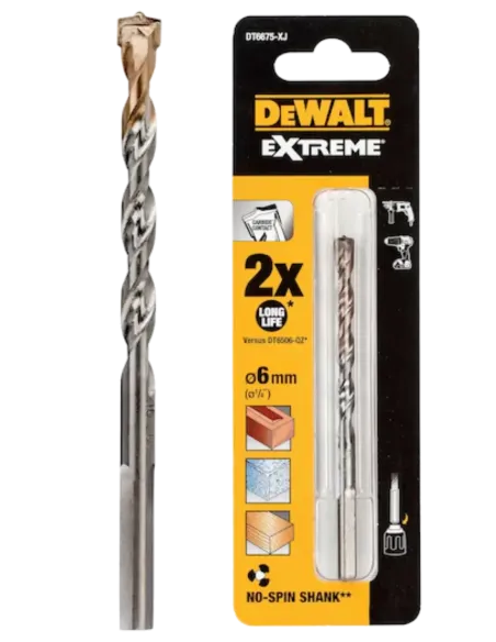 Herramientas varias - Broca Manpostería 6 x 100 mm - DEWALT - broca ma
