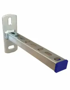 Fijación - Soporte Perforado Acero Zincado 27 x 18 x 1,25 de 30 cm - H 2