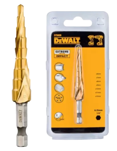 Herramientas varias - Broca Cónica para Metal 4 x 12 mm - DEWALT - bro