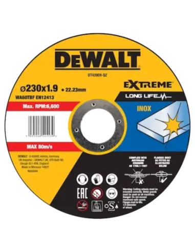 Herramientas varias - Disco Corte Plano Inox Thin Cut 230 x 1,9 x 22,2