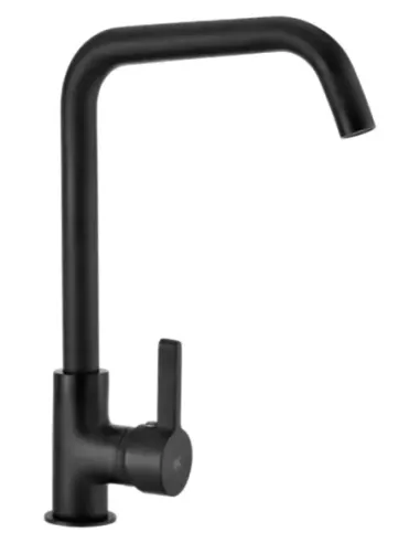 Griferías - Momo Monomando Fregadero Vertical Negro Mate  - CIS - Grif