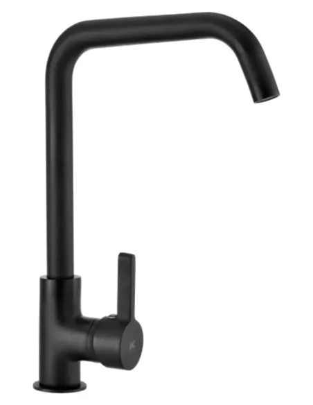 Griferías - Momo Monomando Fregadero Vertical Negro Mate  - CIS - Grif