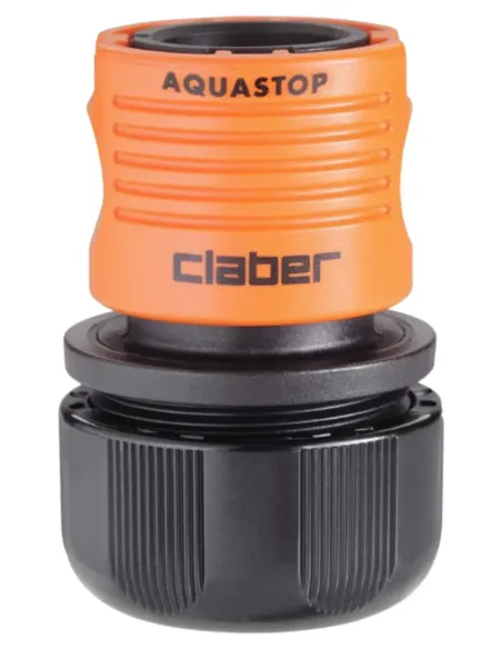 Accesorios Riego Jardín - Conector 3/4" Aquastop - CLABER - conector -