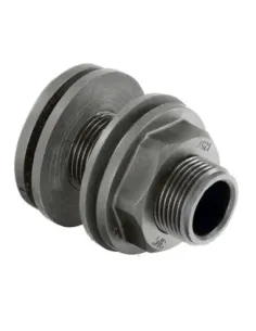 Accesorios Riego Jardín - Pasamuro Simple 32 - 1" - ABRISA - rosca