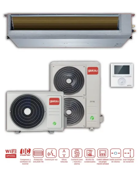 Aire Acondicionado - Conducto Giatsu Admira 14,0 kW A++ Trifásico - GI Aire Acondicionado - Conducto Giatsu Admira 14,0 kW A++ Trifásico - GI