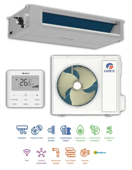 Aire Acondicionado - Conducto Gree U - Match 16,0 kW A++ Trifásico - G