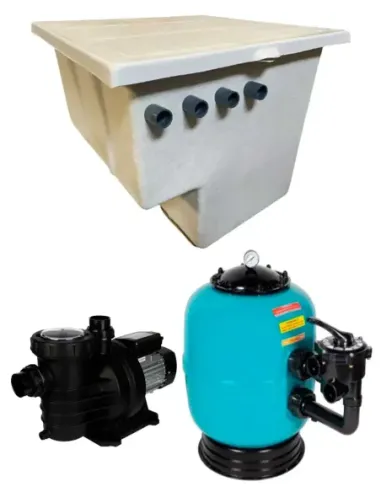 Filtros y Accesorios Piscina - Filtro Bunker Ø 630 mm Trypool 120242 -