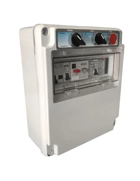  Filtros y Accesorios Piscina - Cuadro Eléctrico Piscina con Trasformad 