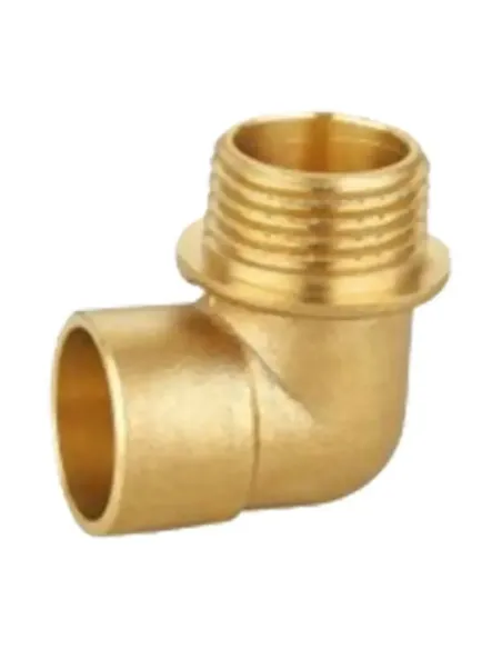 Codo Soldar Roscar Latón Macho - 54mm x 2"