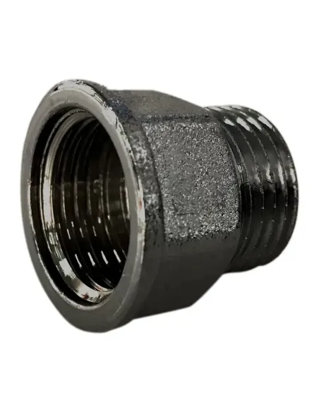 Alargadera Roscar Latón Cromada 1 cm - M-H 1/2"