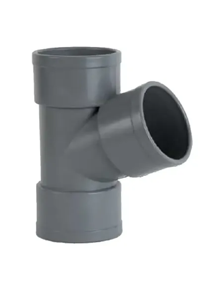 Te PVC HH 67º - 40mm