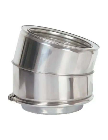 Codo Inox D-P 304 15º - Ø 175/250mm Codo Inox D-P 304 15º - Ø 175/250mm