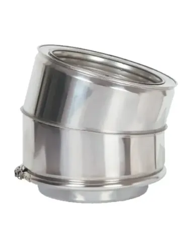 Codo Inox D-P 304 15º - Ø 180/250mm
