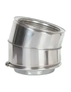 Codo Inox D-P 304 15º - Ø 250/300mm