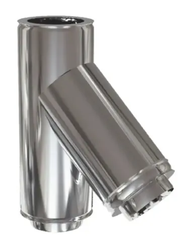 Te Inox D-P 304 45º - Ø 300/350mm