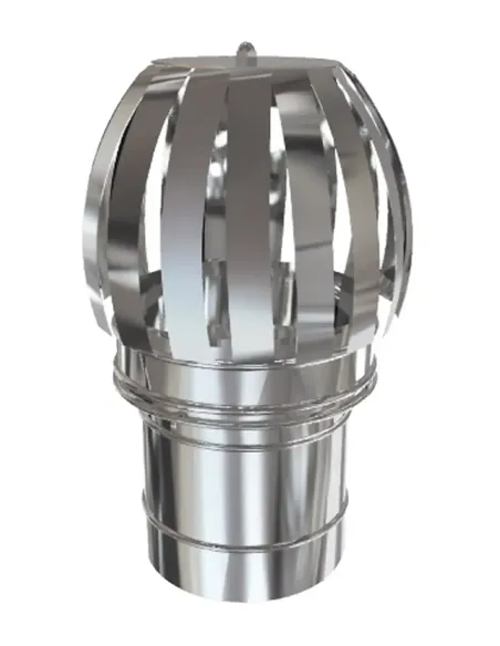 Sombrerete Giratorio Inox D-P 304 - Ø 180/250mm Sombrerete Giratorio Inox D-P 304 - Ø 180/250mm